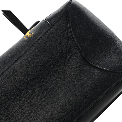 Chloe Smooth Calfskin Little Horses Embroidered Medium Faye Day Shoulder Bag Full Blue 9 of 9