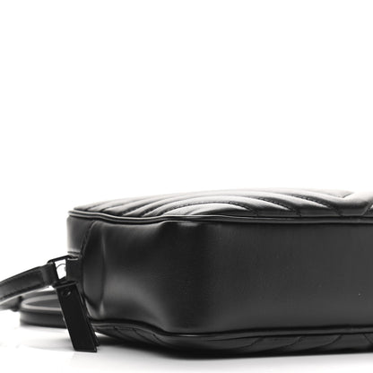 Saint Laurent Calfskin Matelasse Monogram Lou Camera Bag Black 9 of 10
