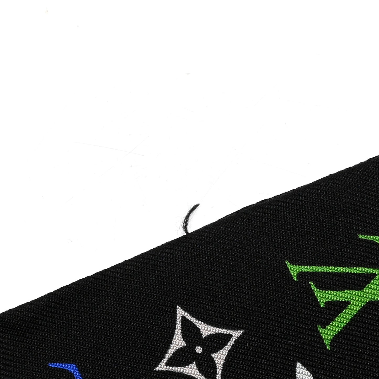 LV X TM Silk Monogram Multicolor Bandeau Black