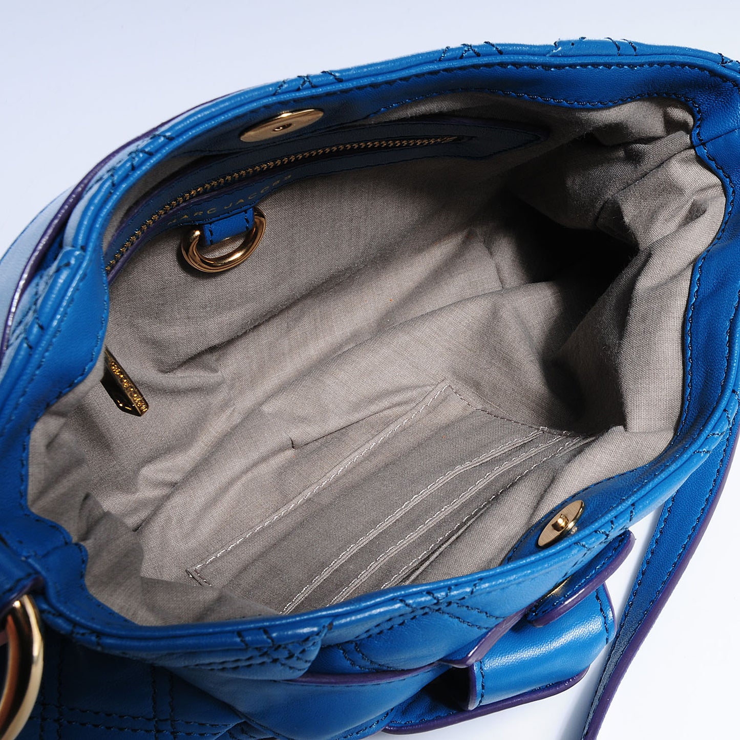 Quilted Leather Kristina Blue