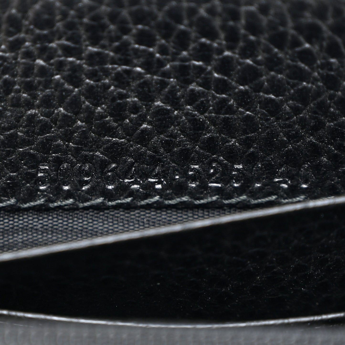 Dollar Calfskin GG Zip Around Wallet Black