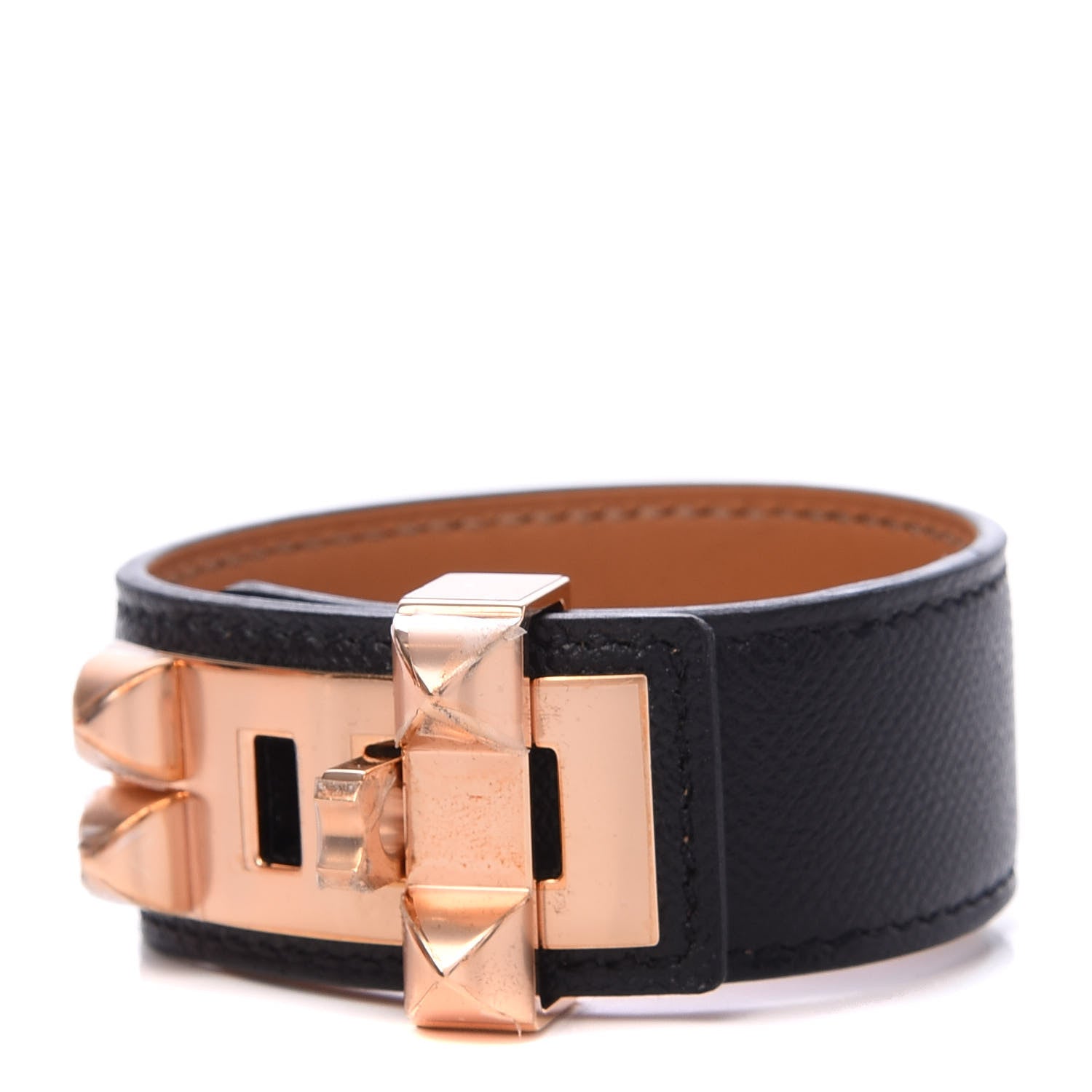 Hermes Epsom Collier de Chien CDC 24 Bracelet T2 Black 1 of 6