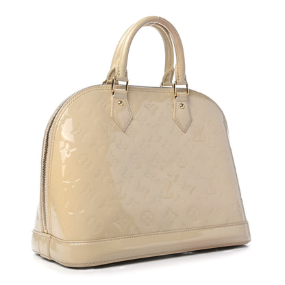 Louis Vuitton Vernis Alma PM Blanc Corail 2 of 6