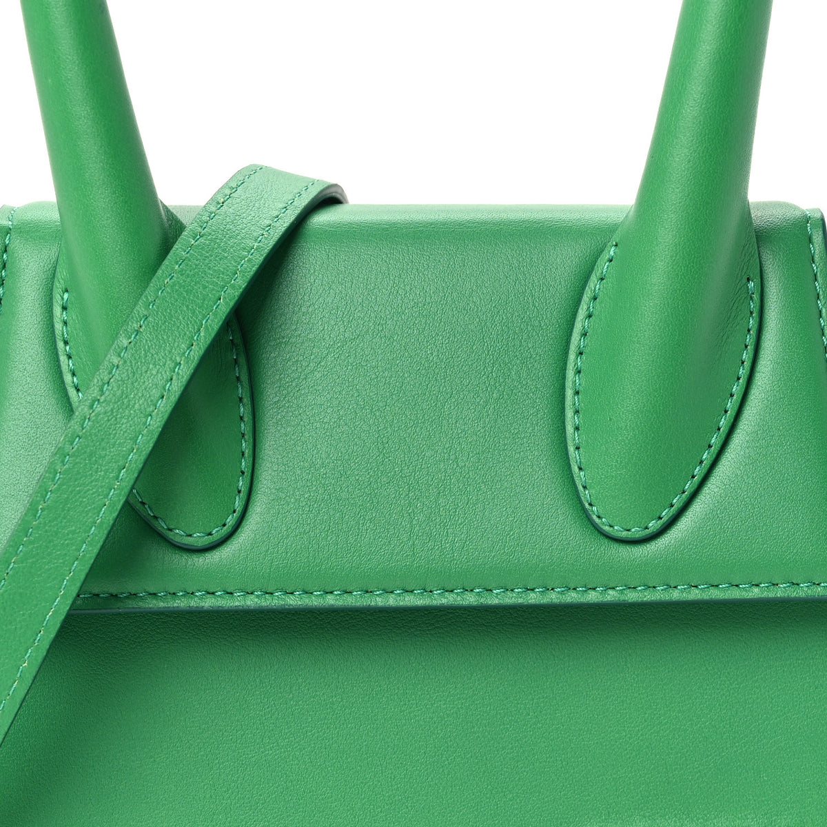 Jacquemus Smooth Calfskin Le Chiquito Moyen Green 6 of 8