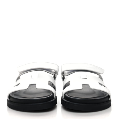 Hermes Calfskin Womens Chypre Sandals 36 White 2 of 9
