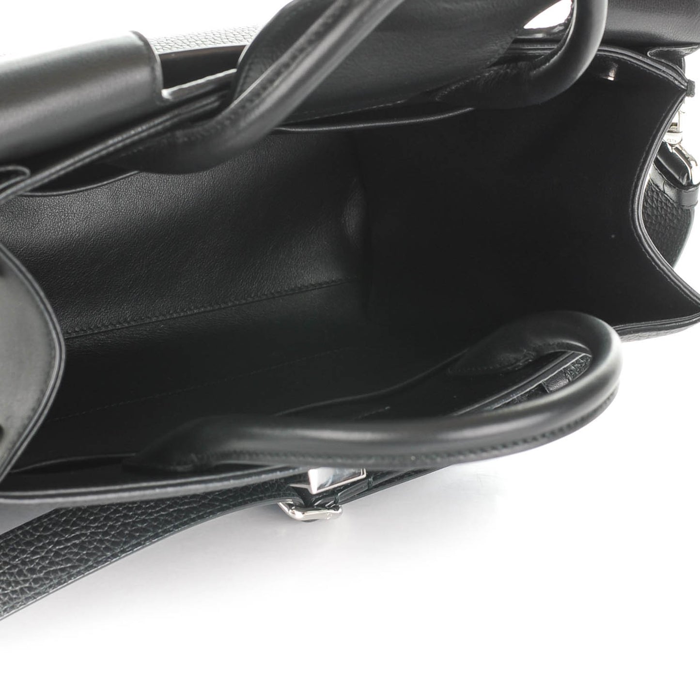 Grained Calfskin Medium Diorever Flap Black