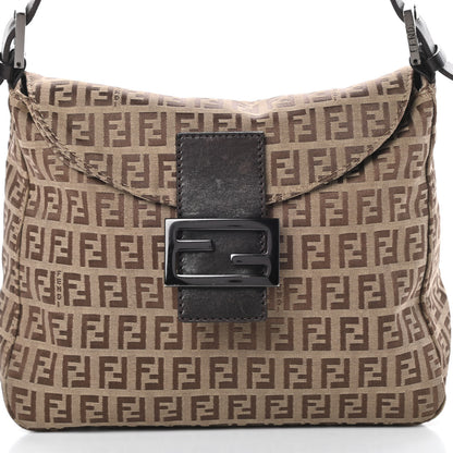 Fendi Zucchino Baguette Mogano Panna Brown 15 of 15