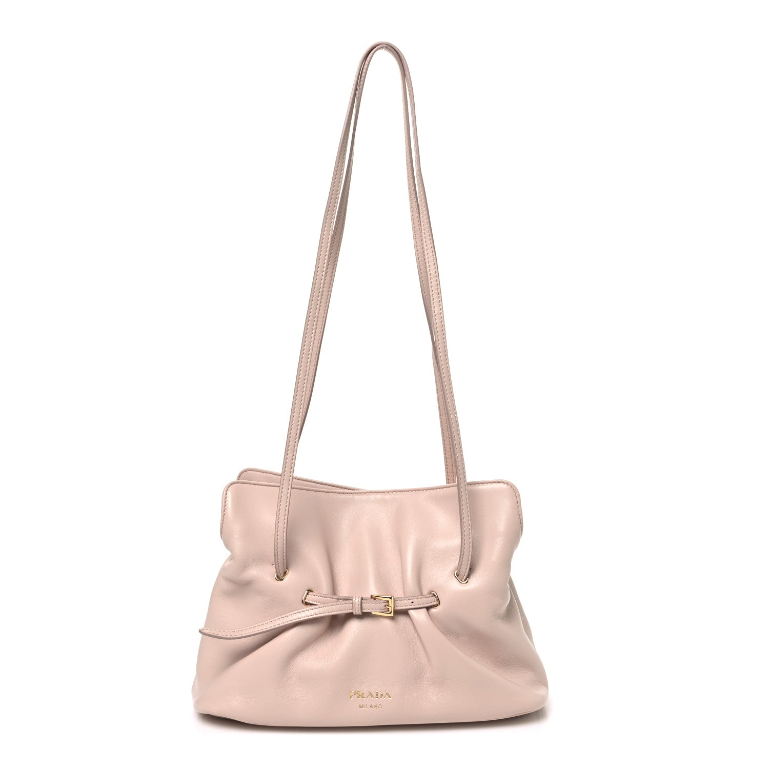 Prada Nappa Small Dada Shoulder Bag Cipria 1 of 9