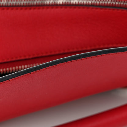 Loewe Calfskin Zipper Puzzle Bag Red 13 of 15