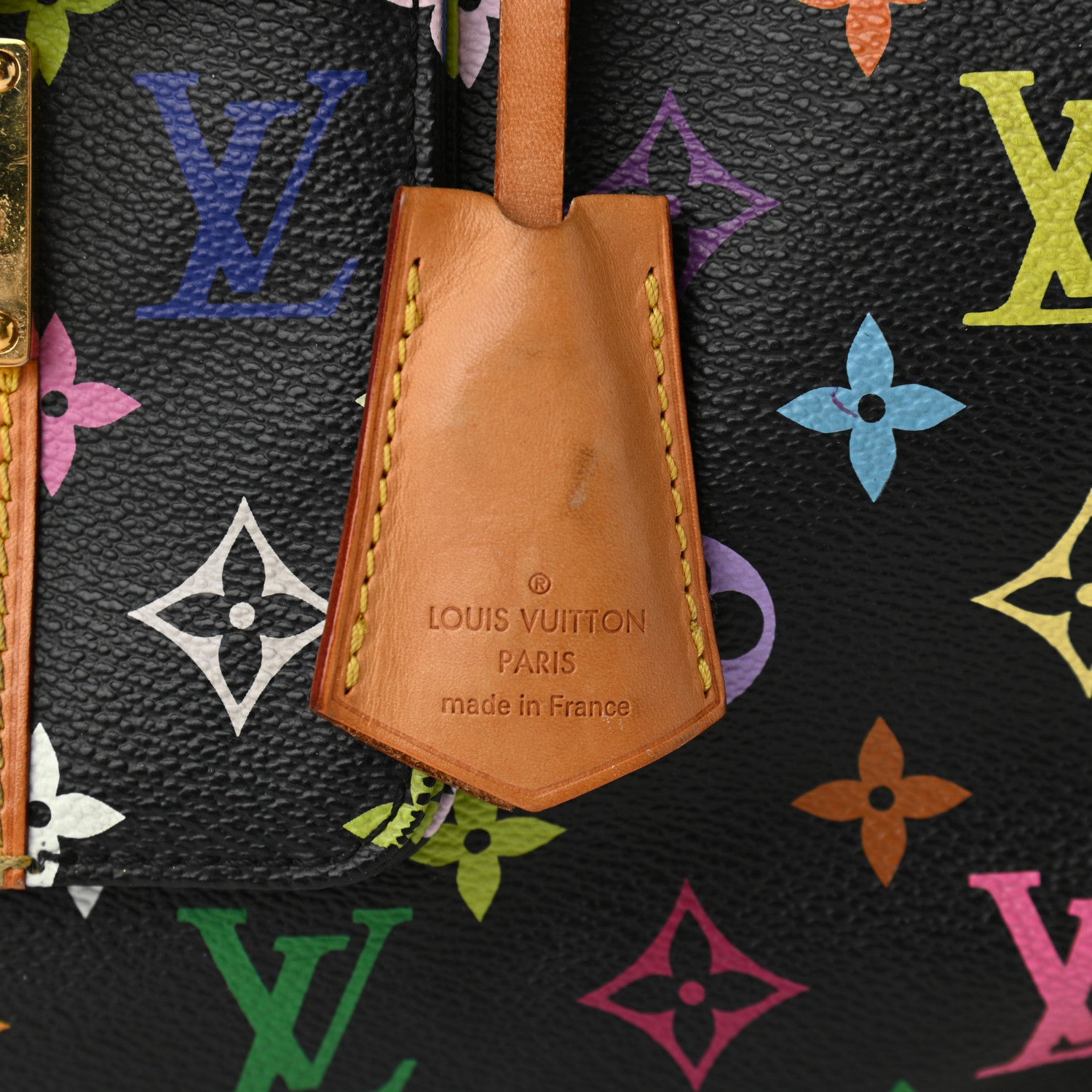 Louis Vuitton Monogram Multicolor Speedy 30 Black 9 of 11