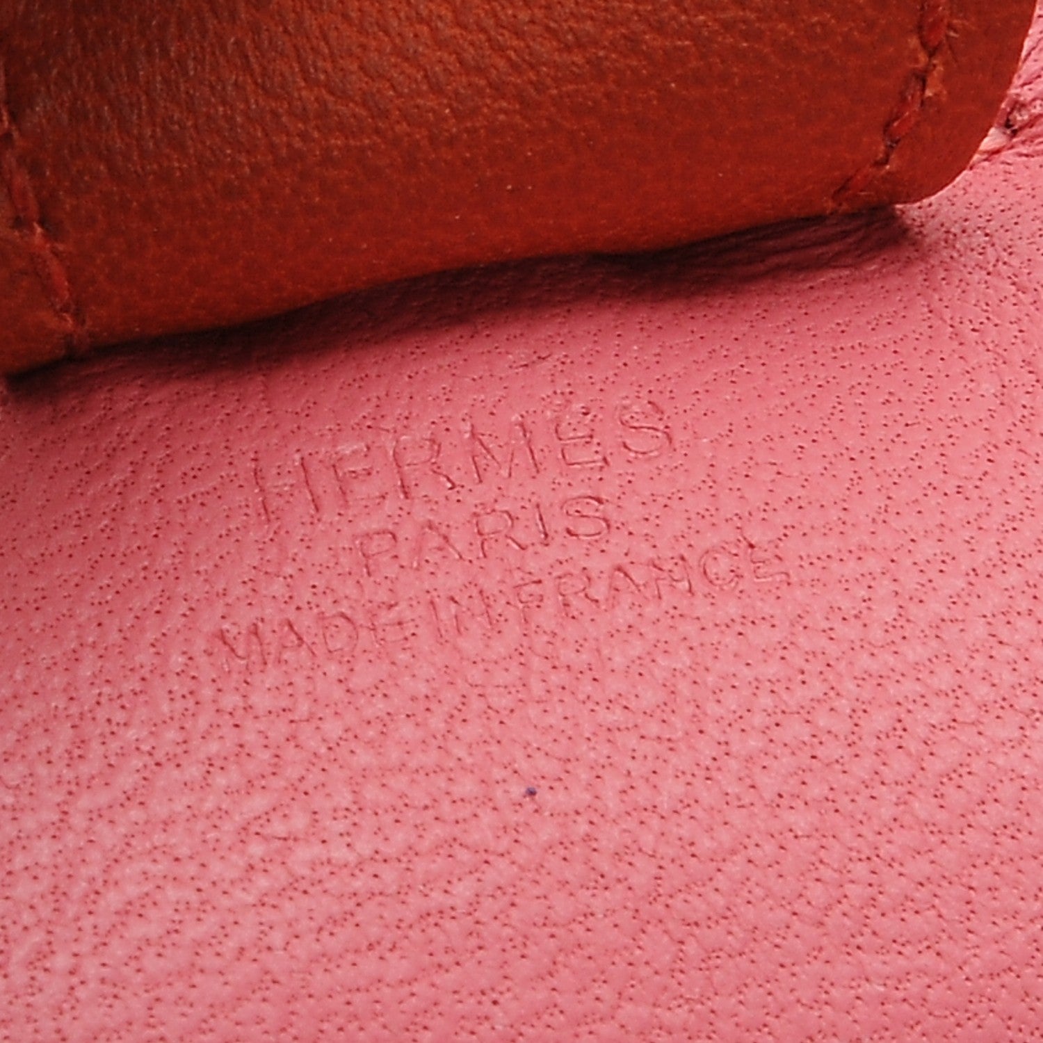 Hermes Milo Lambskin Grigri Rodeo Bag Charm PM Rose Azalee Cornaline Bleu De Malte 4 of 5