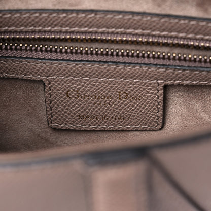 Christian Dior Grained Calfskin Saddle Bag Warm Taupe 6 of 11