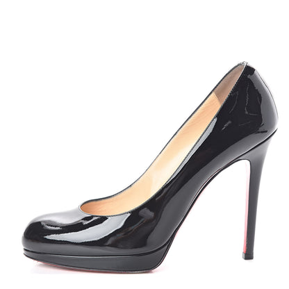 Christian Louboutin Patent New Simple 120 Pumps 37 Black 1 of 7
