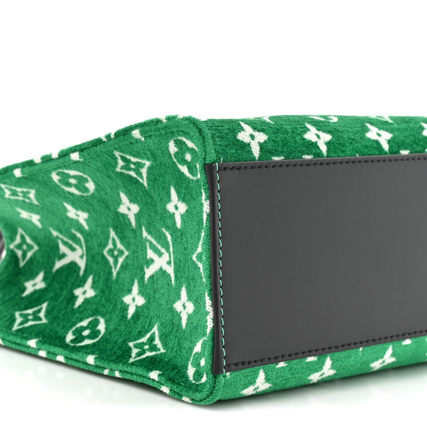 Louis Vuitton Jacquard Velvet Monogram Onthego PM Green 9 of 9