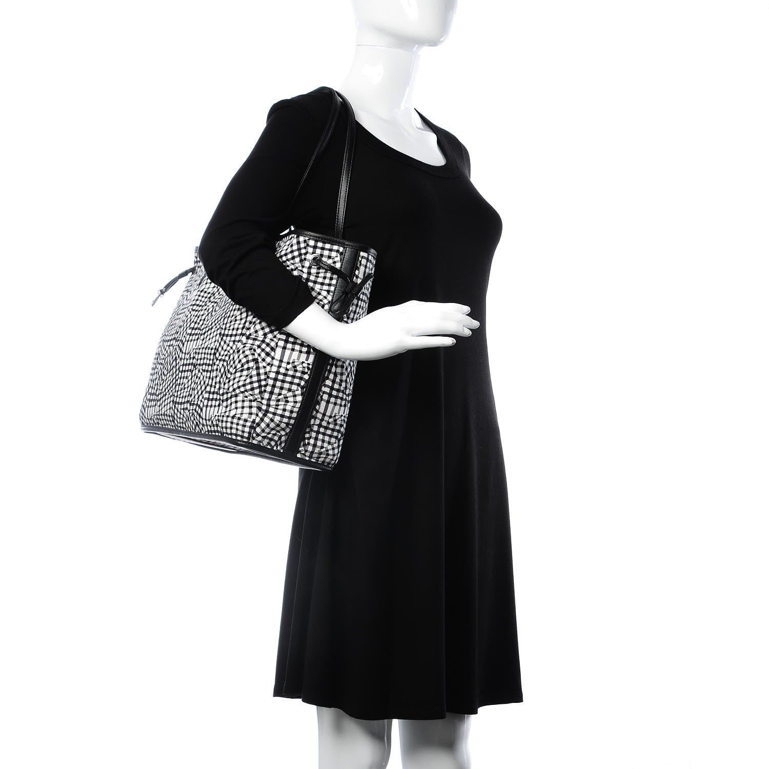 MCM Visetos Medium Reversible Shopper Tote Black 2 of 17