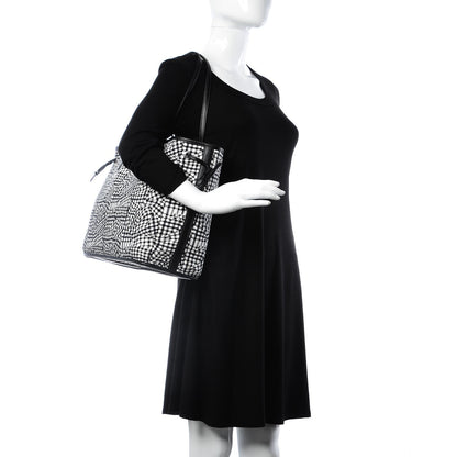 MCM Visetos Medium Reversible Shopper Tote Black 2 of 17