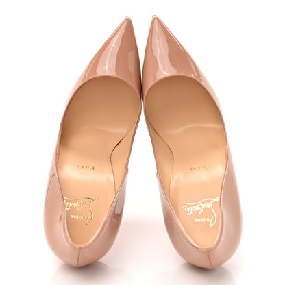 Christian Louboutin Patent So Kate 120 Pumps 40 Nude 2 of 9