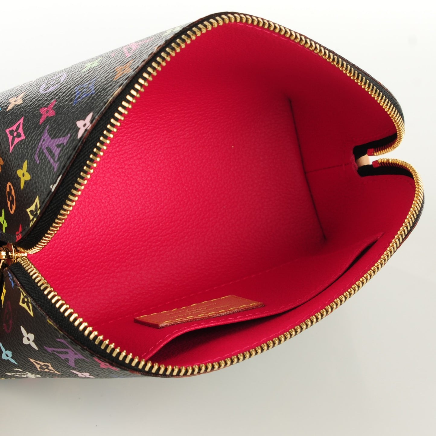 Monogram Multicolor Cosmetic Pouch Black Grenade