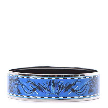 Hermes Enamel Printed Wide Brazil Bracelet 65 1 of 6