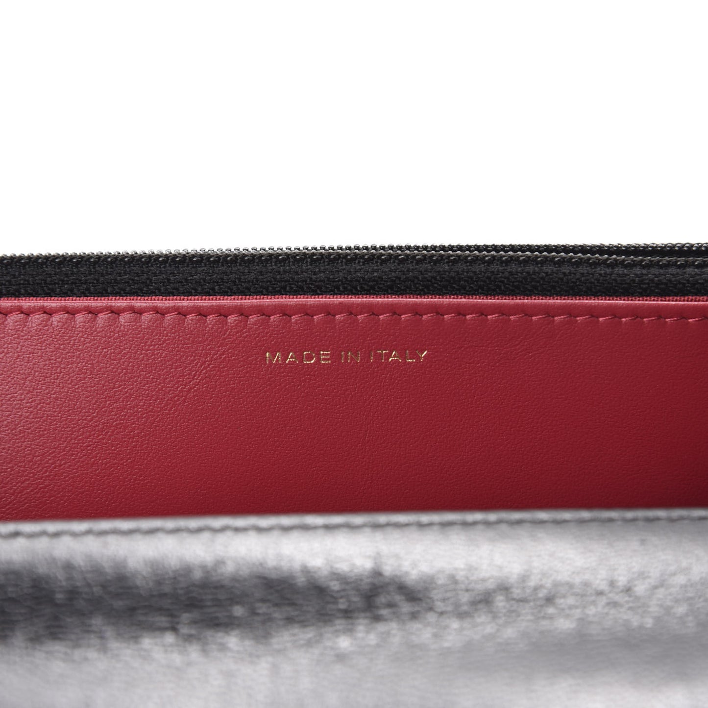 Lambskin Quilted 19 Wallet On Chain WOC Black