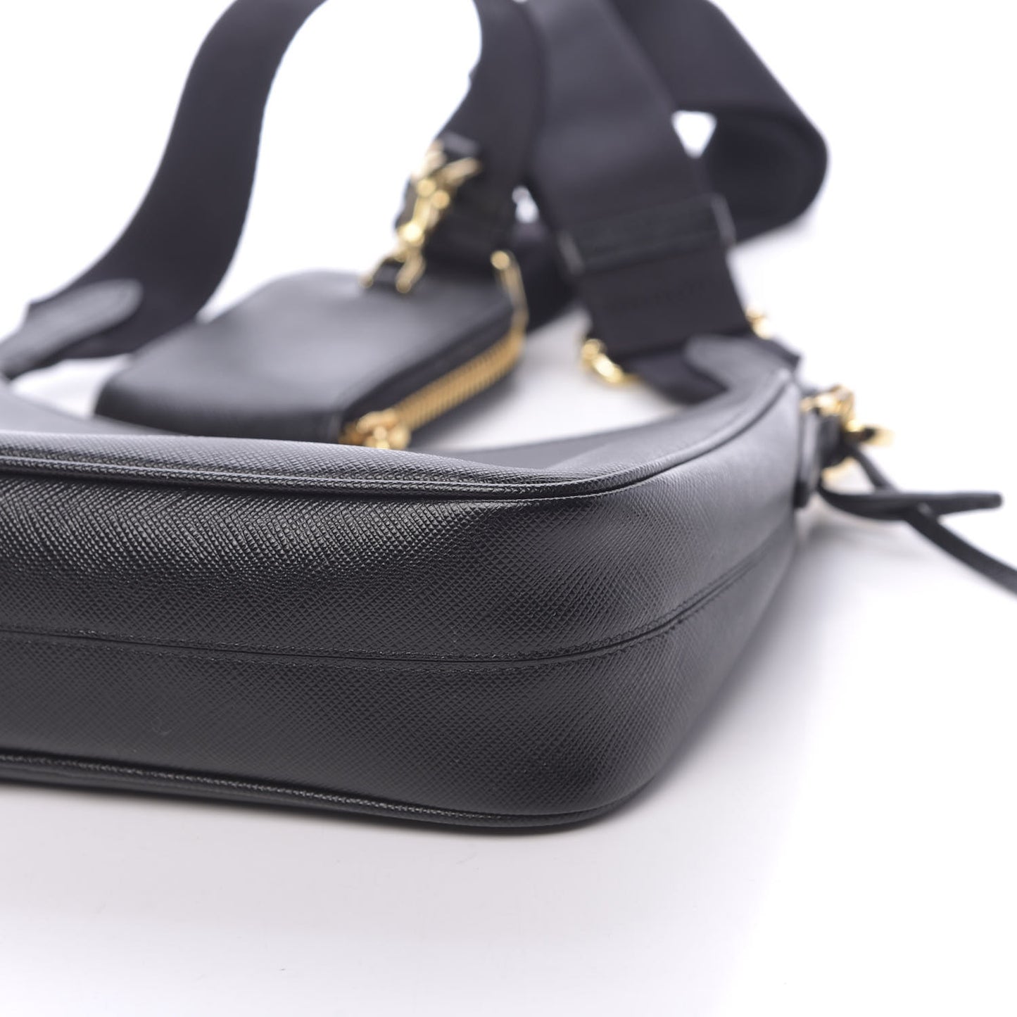 Saffiano Lux Re-Edition 2005 Shoulder Bag Black