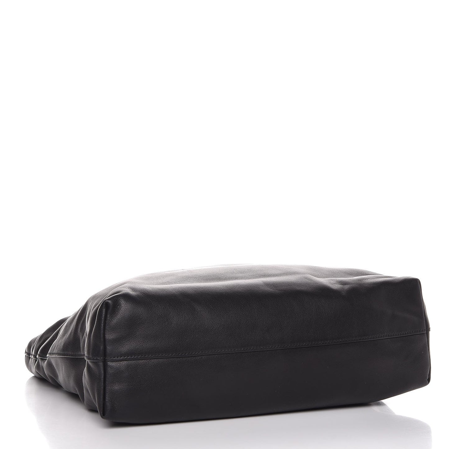 Soft Calf Shopping Tote Black