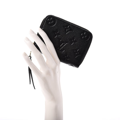 Louis Vuitton Empreinte Zippy Coin Purse Black 2 of 8