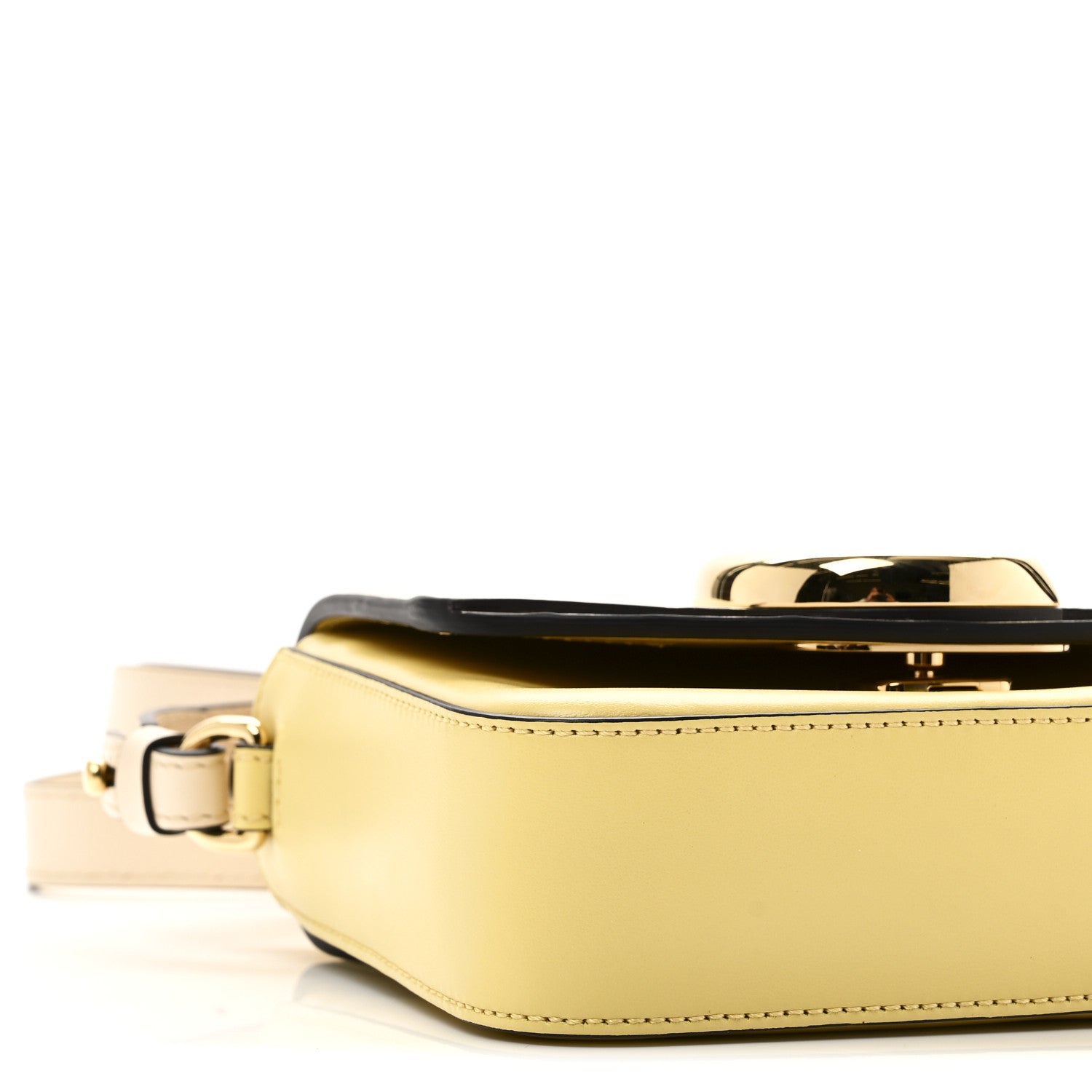 Chloe Calfskin Mini C Double Carry Yellow White Beige 8 of 10