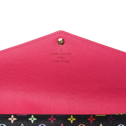 Louis Vuitton Monogram Multicolor Sarah Wallet NM Black Grenade 5 of 8