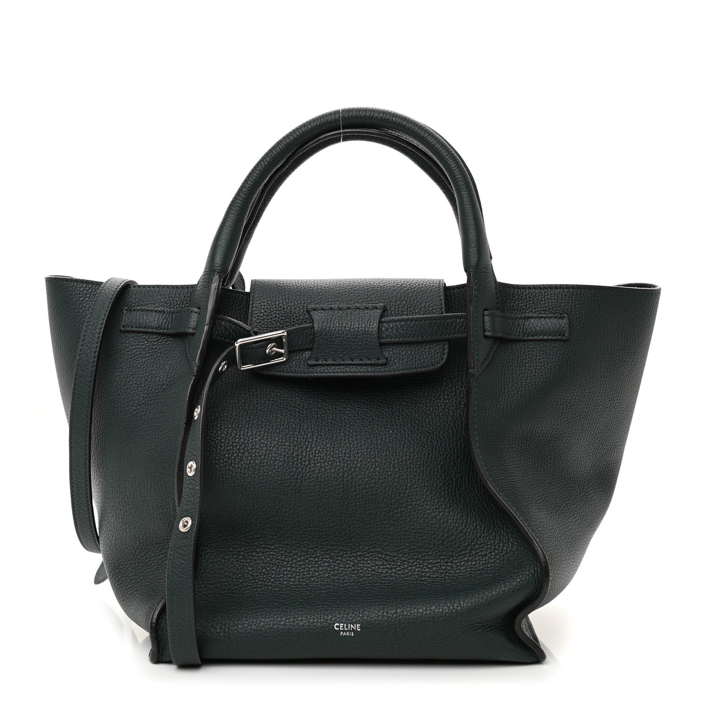 Supple Grained Calfskin Small Big Bag Amazone
