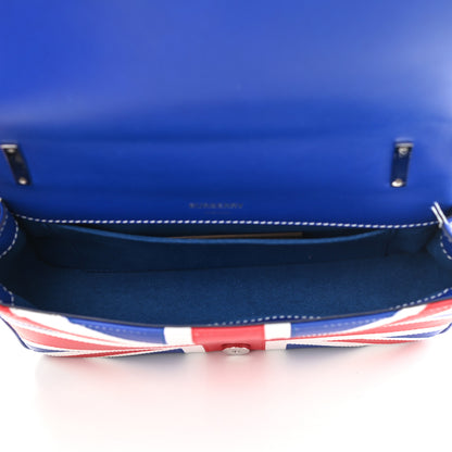 Burberry Lambskin Quilted Small Lola Bag Red Navy White 5 of 10