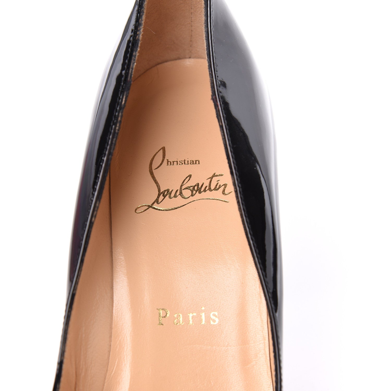 Christian Louboutin Patent Pigalle 85 Pumps 38.5 Black 10 of 10