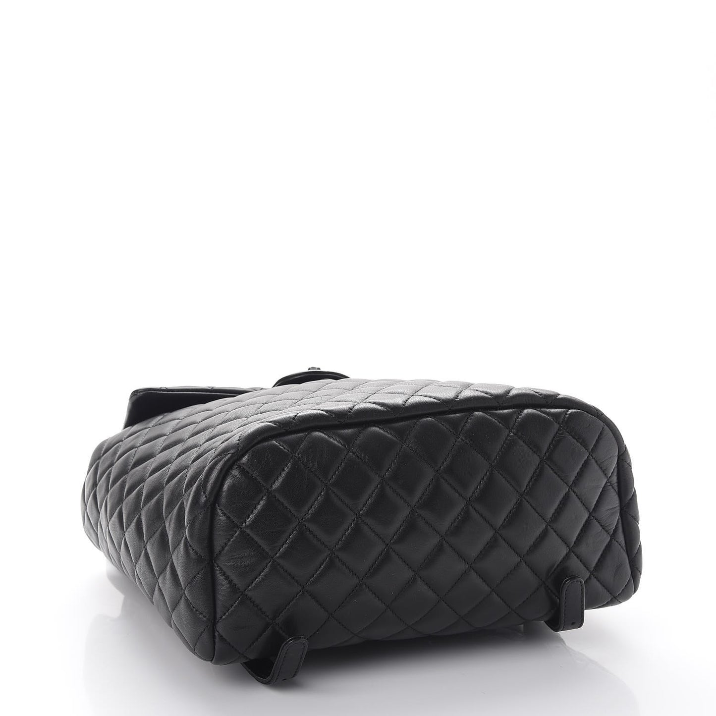 Calfskin Quilted Large Urban Spirit Backpack Black