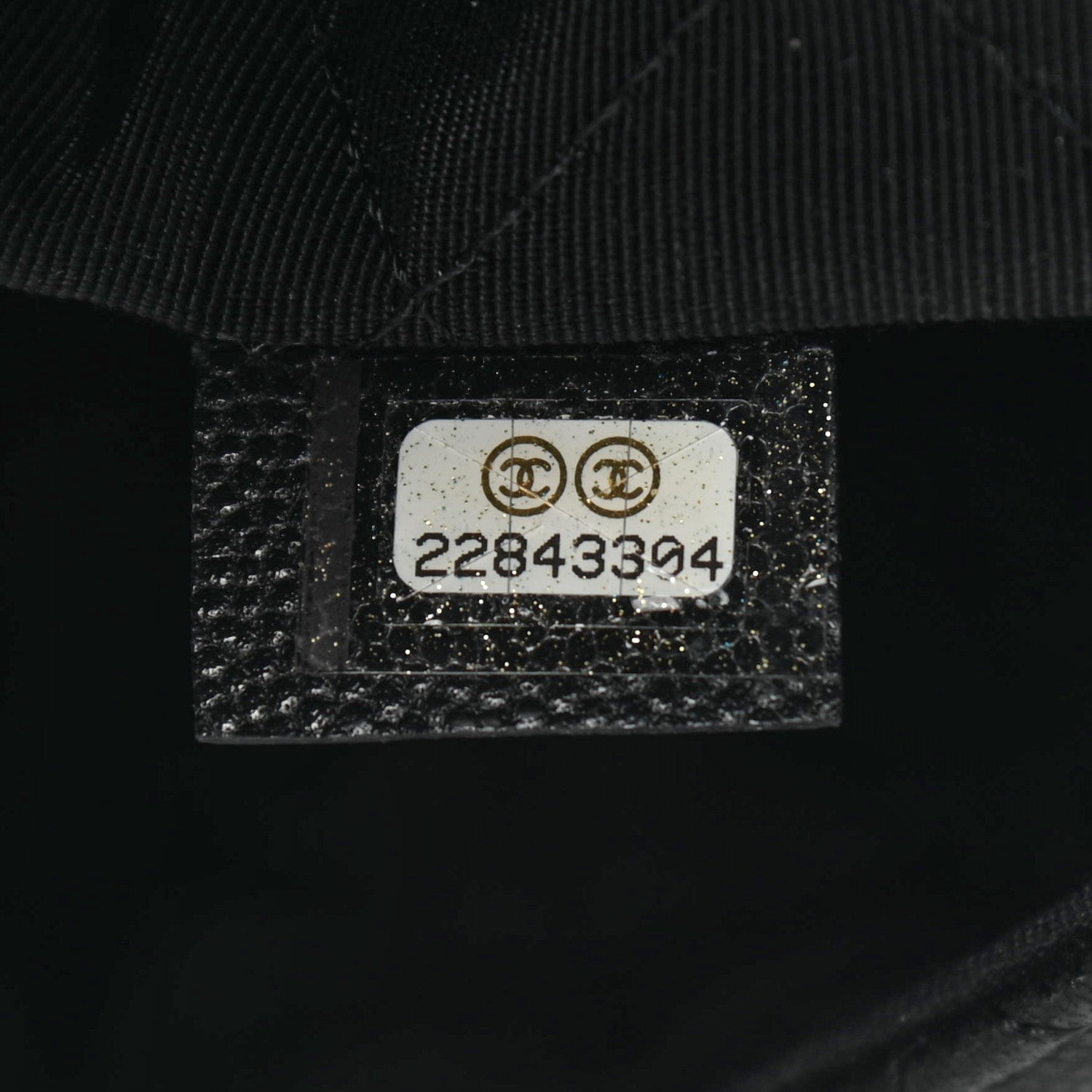 Chanel Caviar Quilted Large Golden Class Pouch Black 7 of 7