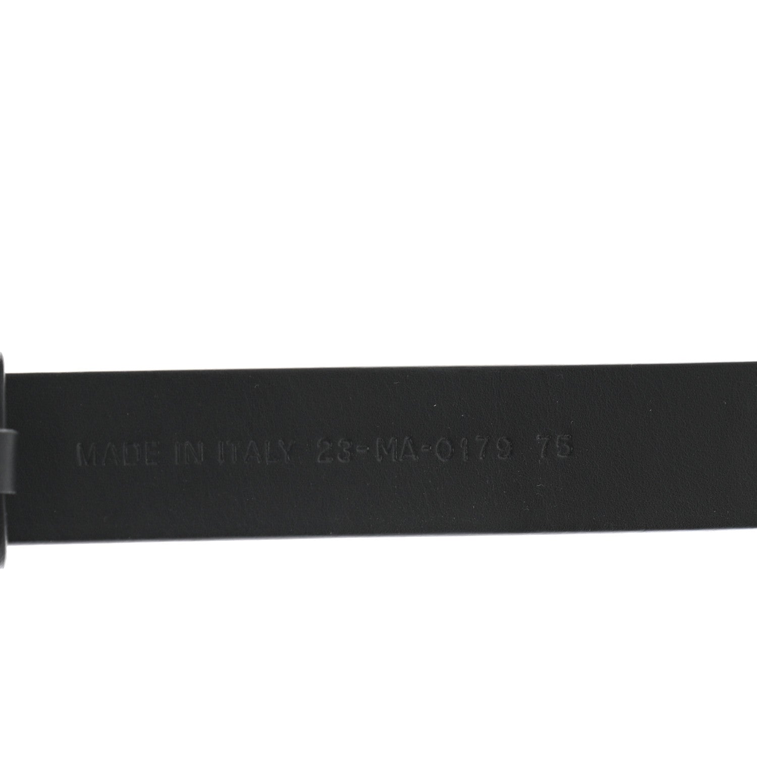 Christian Dior Calfskin Saddle Belt 75 Black 6 of 6