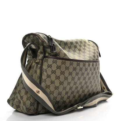 Gucci Monogram Large Diaper Bag Dark Brown 2 of 10