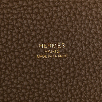 Hermes Taurillon Clemence Picotin Lock 22 MM Etoupe 5 of 8