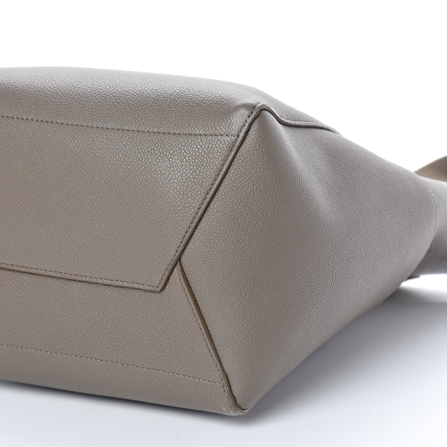 Celine Soft Grained Calfskin Sangle Bucket Bag Taupe 6 of 11