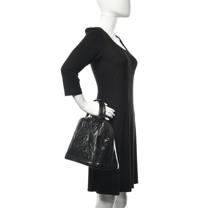 Louis Vuitton Vernis Alma PM Noir Magnetique 2 of 10