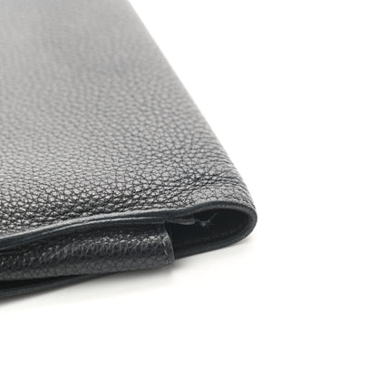 Hermes Togo Dogon Duo Wallet Black 7 of 7