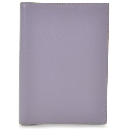 Hermes Chevre Mysore Globe Trotter Agenda Cover Lilac 2 of 9