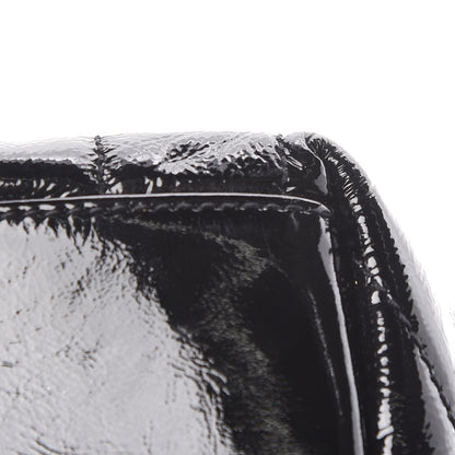 Saint Laurent Patent Y Quilted Monogram Medium Loulou Chain Satchel Black 11 of 11