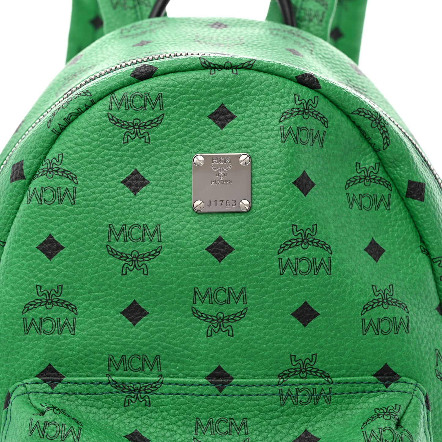 Visetos Small Side Stud Stark Backpack Green