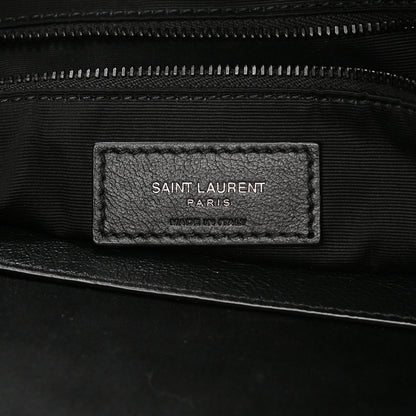 Saint Laurent Crinkled Calfskin Matelasse Monogram Large Niki Shopper Tote Black 6 of 13