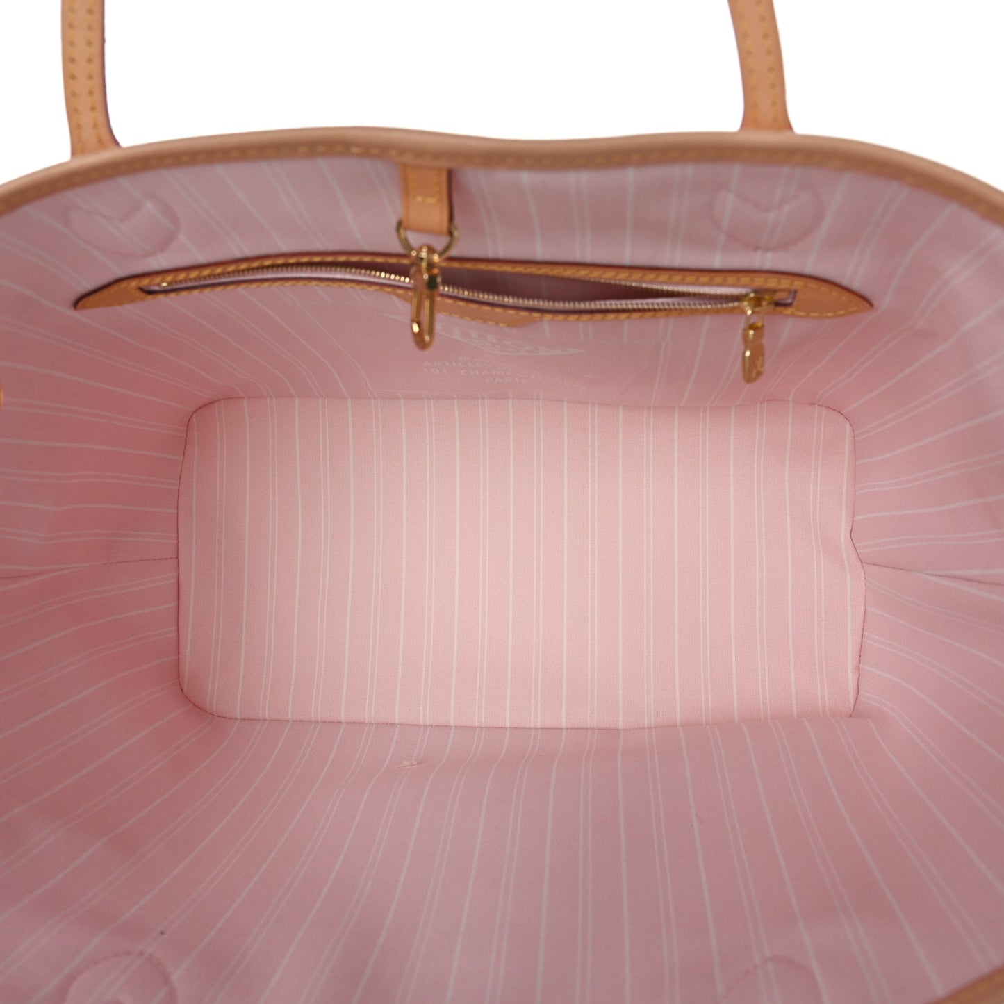 Monogram Giant By The Pool Neverfull MM Light Pink