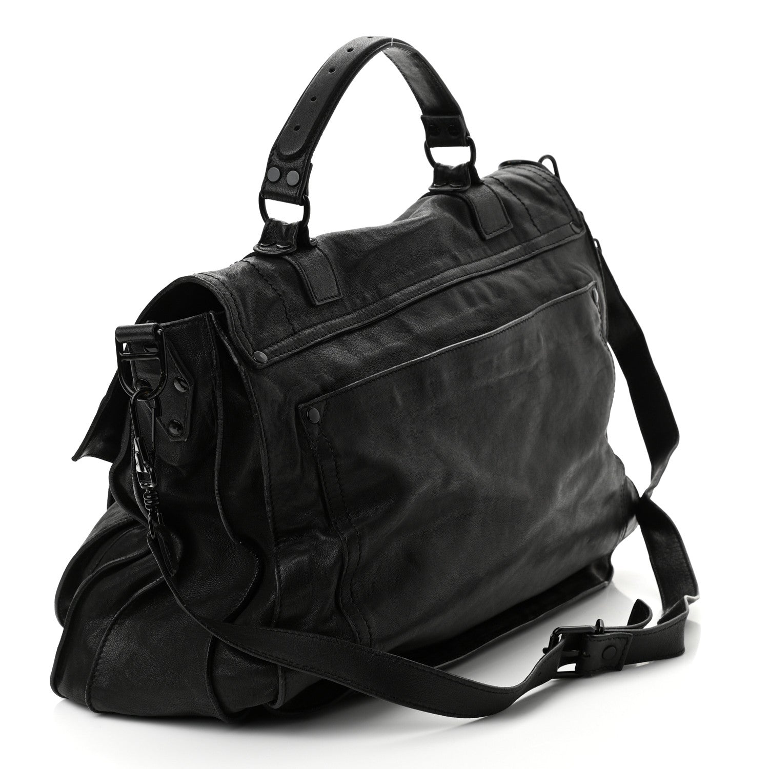 Proenza Schouler Lambskin PS1 Large Satchel Black 3 of 9