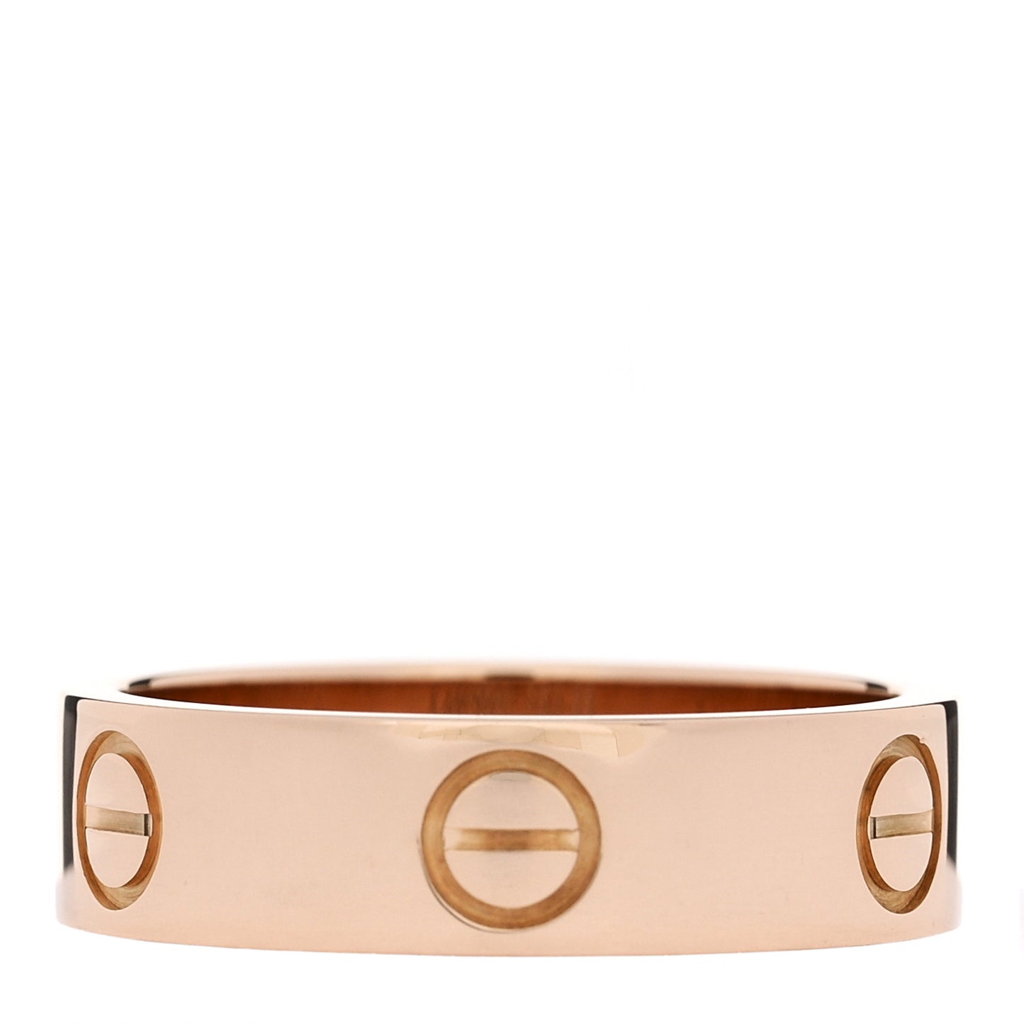 18K Pink Gold 5.5mm LOVE Ring 55 7.25