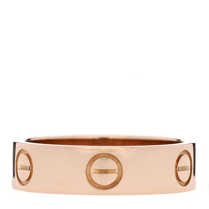 Cartier 18K Pink Gold 5.5mm LOVE Ring 55 7.25 3 of 4