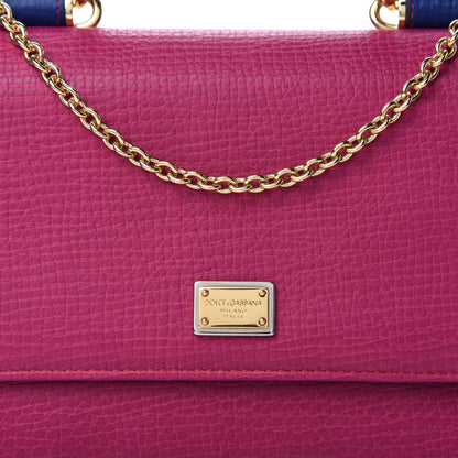 Dolce & Gabbana Dauphine Wallet On Chain Pink Purple 12 of 13