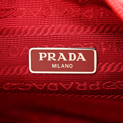 Prada Tessuto Nylon Mini Re-Edition 2000 Bag Rosso 6 of 11
